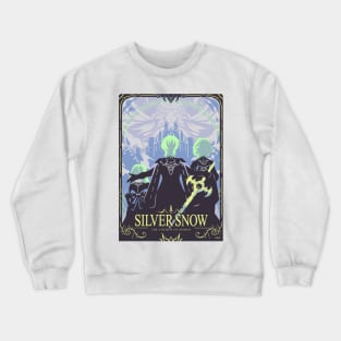 Silver Snow Crewneck Sweatshirt